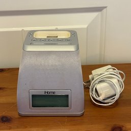 Vintage IHome IP21 Spacesaver Alarm Clock For IPhone & IPod