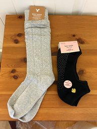 American Eagle Boot Socks & Kate Spade Socks (2 Pairs) NEW
