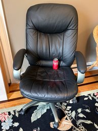 Black Leather Executive Office Chair