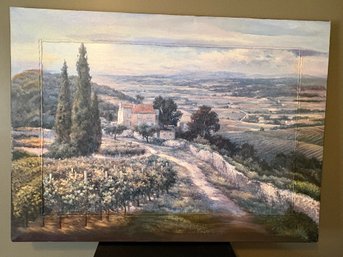 Canvas Art Print 'El Valle' By Rosa Chavez - Artistically Enhanced