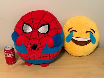 Ty Plush Beanie Ballz Marvel Spider-Man & NYC Pillow