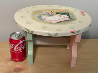 PETER RABBIT Cute Small Footstool