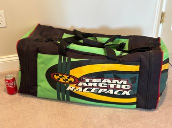 Vintage Team Arctic Cat Extra Large Duffel Bag For Snow Mobile, Motocross Gear