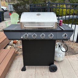 Nexgrill 4-Burner Propane Gas Grill With Side Burner & Tank