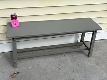 42' Long Gray Bench