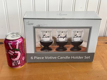 Live, Laugh, Love Votive Candle Holder Set - NEW
