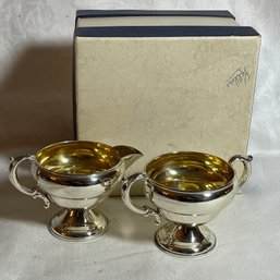 TWR Sterling Silver Cream & Sugar Set VINTAGE