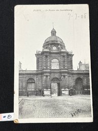 PARIS - Le Palais Du Luxembourg 1908 Antique Postcard