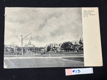 'Ocean Pathway' Ocean Grove, New Jersey 1908 Antique Postcard