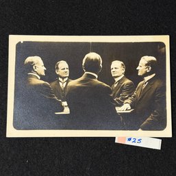 Cool 'photo-multigraph' Mirror Trick Portrait Antique Real Photo Postcard