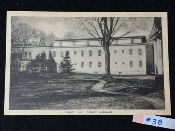 'DORSET INN' Dorset, Vermont Vintage Postcard