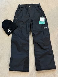 The North Face Boy's Snow Pants, Large (14/16) & Michael Kors Hat