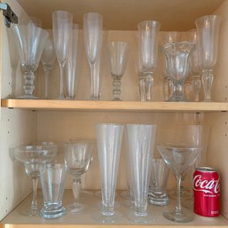 High Quality Barware Glasses Lot - Pilsner Beer, Champagne & More