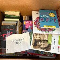 Huge Book Box Lot - Really...There Are A Lot Of Books!