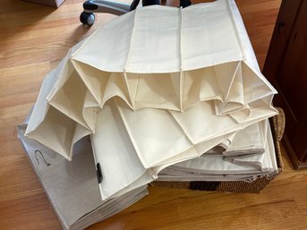 Lot Of Closet Hanging Shoes Storage Organizers