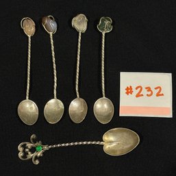 Vintage Cocktail Spoons - One Sterling Silver