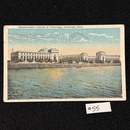 'Massachusetts Institute Of Technology' Cambridge, Massachusetts 1918 Antique Postcard