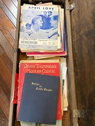 Vintage Sheet Music, Song Books