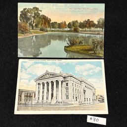 (2) New Haven, Connecticut Antique Postcards