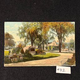 'Coe Memorial Park' Torrington, Connecticut 1917 Antique Postcard