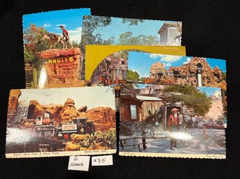 (Lot Of 6) Knott's Berry Farm & Ghost Town Vintage Postcards