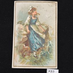 LION COFFEE Antique Victorian Trade Card