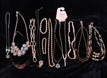 Collectible Jewelry Lot Sea Shell Necklace Matching Necklace & Bracelet