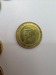 25 New Hampshire Transit Tokens Old Man In The Mountain