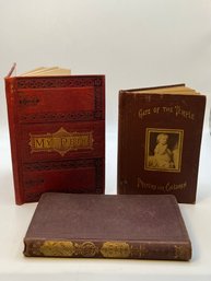 Three Vintage Books Gate Of The Temple My Pets & Aunt Hatties Library
