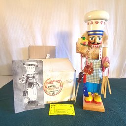 Steinbach Nutcracker 'Chef Koch' Stamped With Original Box And Paperwork