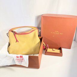Coach Bag And Wallet Both Used But Kept In Original Boxes