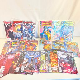 Various Superman, Hammer Locke, Shade And Justice League Comics