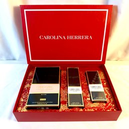Carolina Herrera 'Good Girl' Perfume And Lotion Set (perfume Is Open But Both Lotions Are Sealed!)