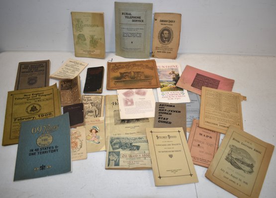 LOT MISC. EPHEMERA RELATED MATERIAL #10743 | Auctionninja.com