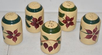 (5) WATT POTTERY SHAKERS