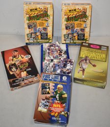 (6) OPENED BOXES OF SPORT CARDS