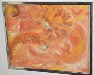 T. MARONI ABSTRACT PAINTING
