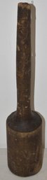 PRIMATIVE WOODEN PESTLE - MASHER
