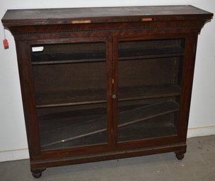 EMPIRE GLASS FRONT 2 DOOR BOOKCASE