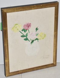 STILL LIFE OF FLOWERS OIL PAINTING