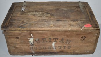 PURITAN DOUGHNUTS ADVERTSING CRATE