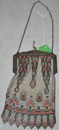 VINTAGE WHITING & DAVIS ENEMAL MESH PURSE