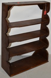 5 TIER HANGING WOOD SELF