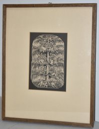 FRAMED ENGRAVING