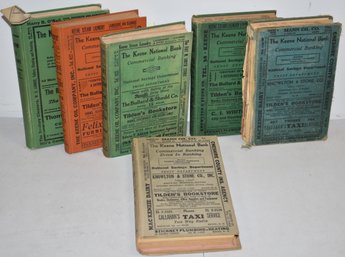(6) VINTAGE KEENE DIRECTORIES
