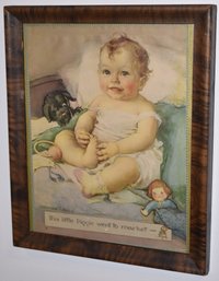 VINTAGE CHILDS PRINT