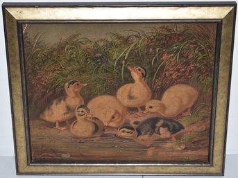 PRANG CHROMOLITHO OF DUCKS