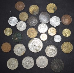 (27) MISC FOREIGN COINS