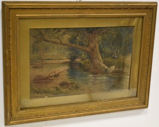 E.R. HOWE WATERCOLOR PAINTING