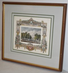 COLORED FRENCH ENGRAVING